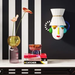 Clearance KARE Design Dekoracja ścienna Mesquerade 37x41 cm biała - KARE