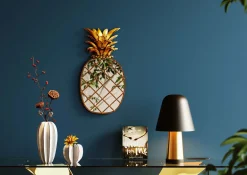 Sale KARE Design Dekoracja ścienna Pina 26x50 cm złota postarzana - lustrzana - KARE