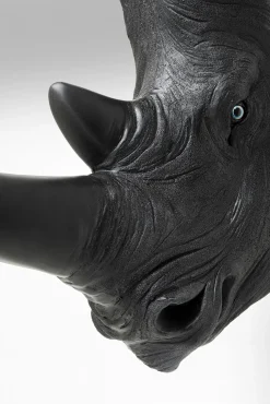 Sale KARE Design Dekoracja ścienna Rhino Head Antique 43x51 cm czarna - KARE