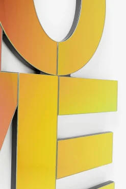 Hot KARE Design Dekoracja ścienna szkło lustrzane napis LOVE 90x90 cm - KARE