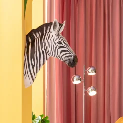 Sale KARE Design Dekoracja ścienna zebra czarno-biała 58x78 cm - KARE