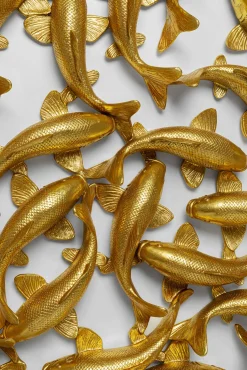 Fashion KARE Design Dekoracja ścienna złota ryba Koi włókno szklane Ø160 cm - KARE