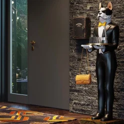 Hot KARE Design Dekoracja stojąca Butler Dog Alfred 53x159 cm - KARE