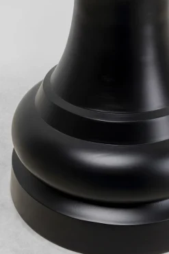 Best KARE Design Dekoracja stojąca Chess Queen Ø29x60 cm aluminium czarna - KARE