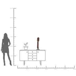 Online KARE Design Dekoracja stojąca drewno z recyklingu 70 cm - KARE