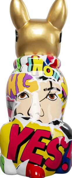 Clearance KARE Design Dekoracja stojąca duży kolorowy pies 102x152 cm - KARE