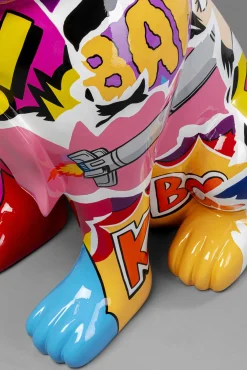 Clearance KARE Design Dekoracja stojąca duży kolorowy pies 102x152 cm - KARE