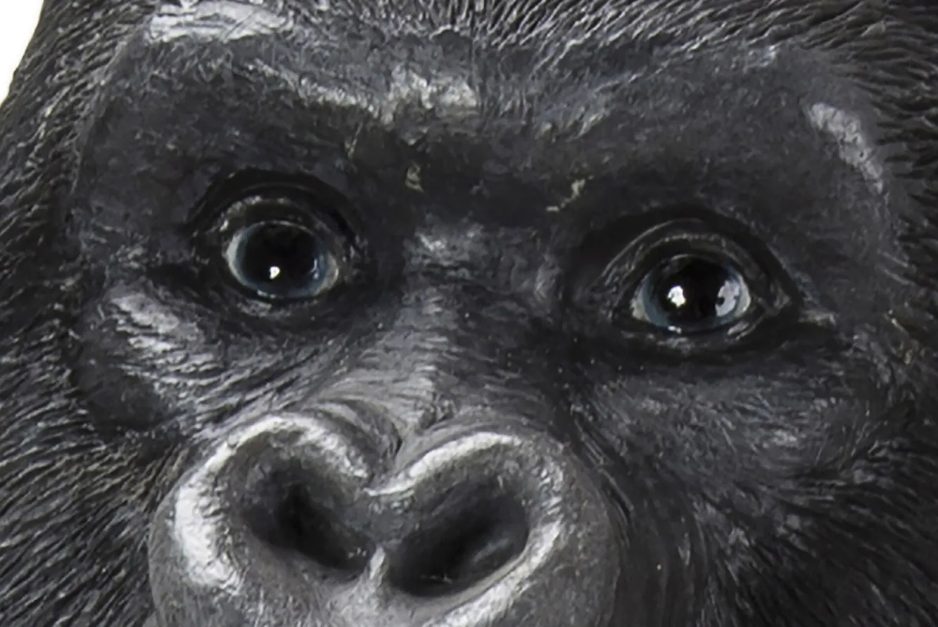 Online KARE Design Dekoracja stojąca Gorilla 60x76 cm ciemnoszara - KARE