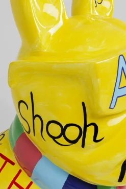 New KARE Design Dekoracja stojąca Graffiti Dog żółta 122cm - KARE