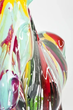 Sale KARE Design Dekoracja stojąca Horse 216x164 cm kolorowa - KARE