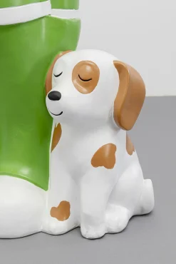 Clearance KARE Design Dekoracja stojąca kolorowa chłopak i pies 82 cm - KARE