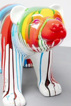 Clearance KARE Design Dekoracja stojąca kolorowa miś polarny 99x46 cm - KARE