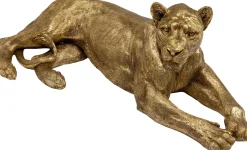 Online KARE Design Dekoracja stojąca Lion 113x40 cm złota - KARE