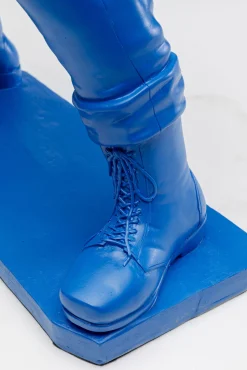 New KARE Design Dekoracja stojąca niebieska sztuka uliczna 42x67 cm - KARE