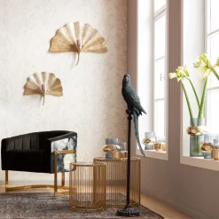 Discount KARE Design Dekoracja stojąca Parrot 23x116 cm petrol - KARE