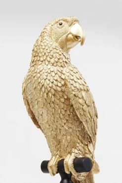 Sale KARE Design Dekoracja stojąca Parrot 23x120 cm złota - KARE