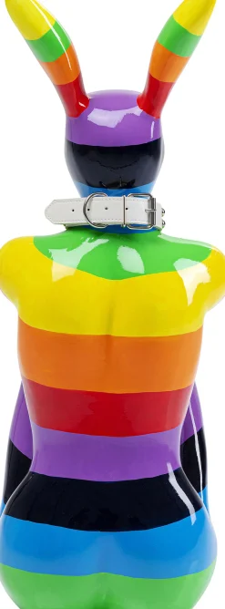 Best KARE Design Dekoracja stojąca Sitting Rabbit Rainbow 60x80 cm kolorowa - KARE