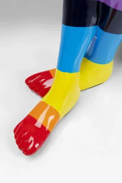 Best KARE Design Dekoracja stojąca Sitting Rabbit Rainbow 60x80 cm kolorowa - KARE