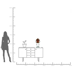 New KARE Design Dekoracja stojąca stalowa postarzana robot Sunny 52 cm - KARE