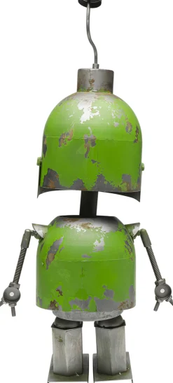 Clearance KARE Design Dekoracja stojąca stalowa postarzana robot Peter 71 cm - KARE