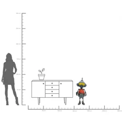Hot KARE Design Dekoracja stojąca stalowa postarzana robot Anthony 92 cm - KARE