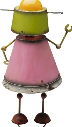 Fashion KARE Design Dekoracja stojąca stalowa postarzana robot Gabby 62 cm - KARE