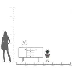 New KARE Design Dekoracja stojąca stalowa postarzana robot Gottlieb 74 cm - KARE