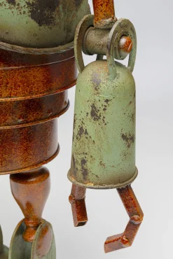 Best KARE Design Dekoracja stojąca stalowa postarzana robot Lamy 84 cm - KARE