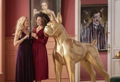 New KARE Design Dekoracja stojąca Toto Gold 190x180 cm złota - KARE