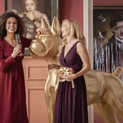 New KARE Design Dekoracja stojąca Toto Gold 190x180 cm złota - KARE