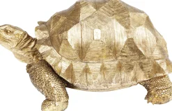 Outlet KARE Design Dekoracja stojąca Turtle 60x32 cm złota - KARE