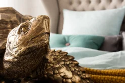 Clearance KARE Design Dekoracja stojąca Turtle XL 95x43 cm złota - KARE