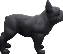 Fashion KARE Design Dekoracja stojąca z włókna szklanego pies czarny matowy 107x90 cm - KARE