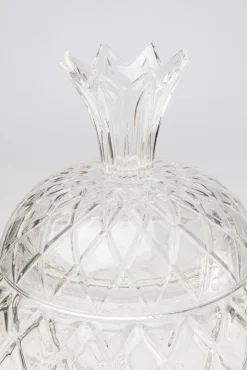 Best KARE Design Dyspenser do napojów szklany transparentny ananas Ø26x50 cm - KARE