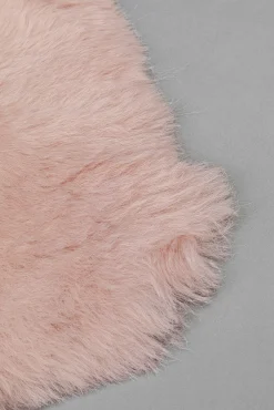 Best KARE Design Dywan - skóra owcza Heidi 85x65 cm różowa - KARE