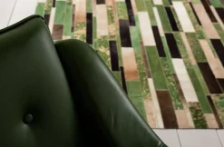 Fashion KARE Design Dywan Brick 240x170 cm zielony - KARE