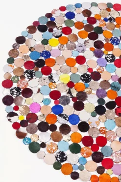 Discount KARE Design Dywan Circle Ø150 cm kolorowy - KARE