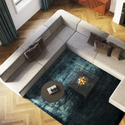 Online KARE Design Dywan Cosy Ocean 300x200 cm niebieski - KARE