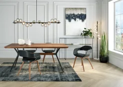 Best KARE Design Dywan Cosy Rocky 240x170 cm ciemnoszary - KARE