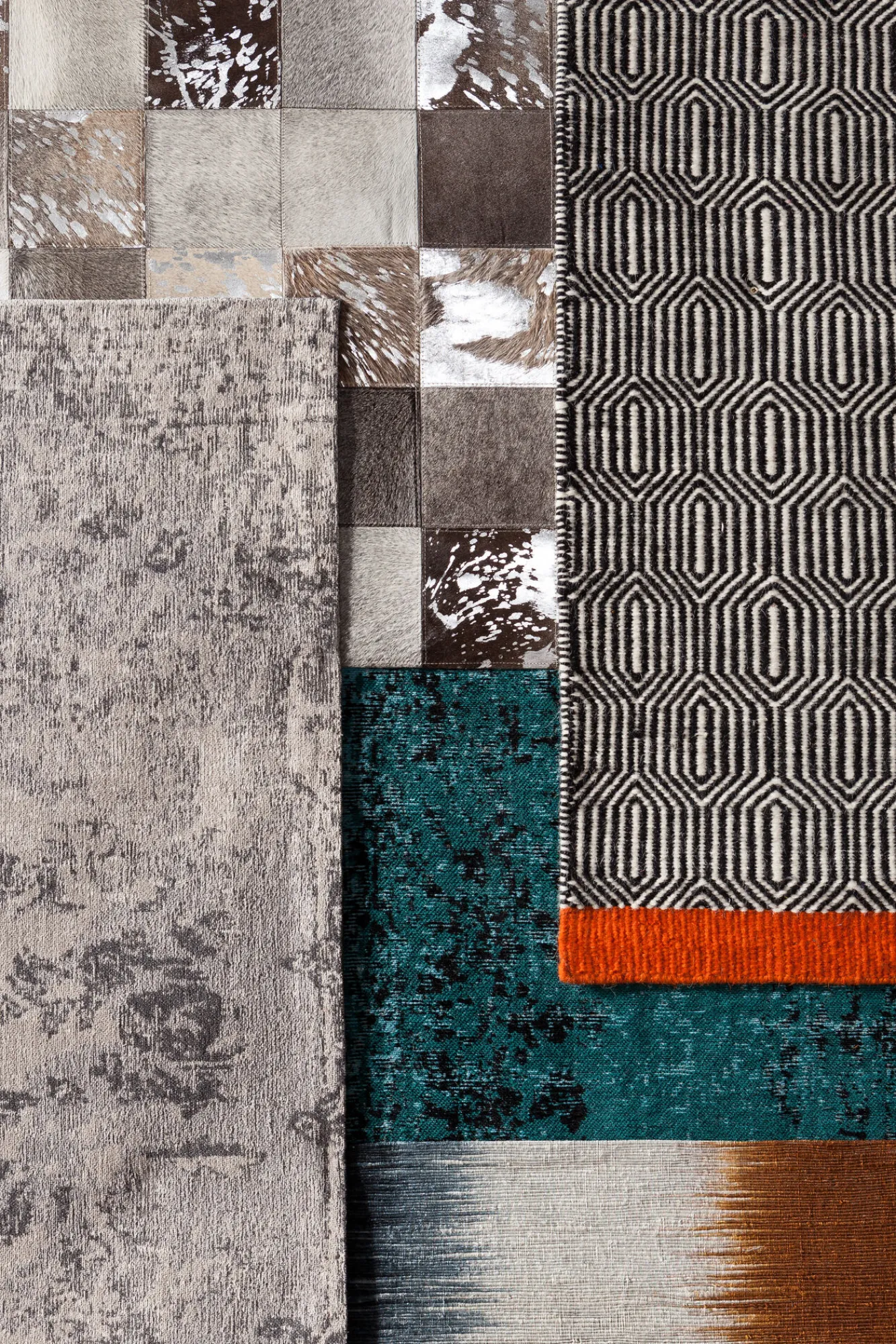 Clearance KARE Design Dywan Fur Cosmo 240x170 cm kolorowy - KARE