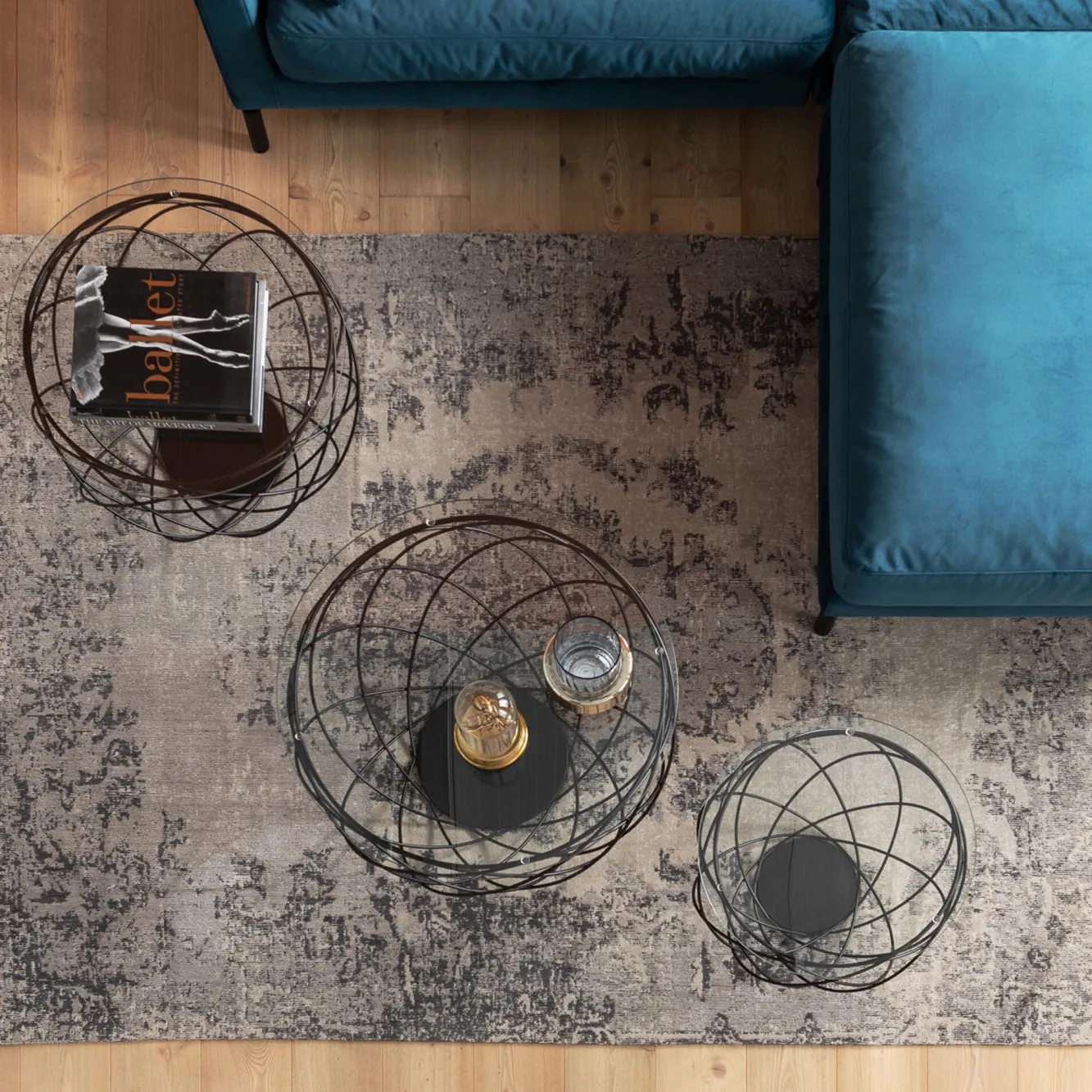 Fashion KARE Design Dywan Kelim Pop 240x170 cm szary - KARE