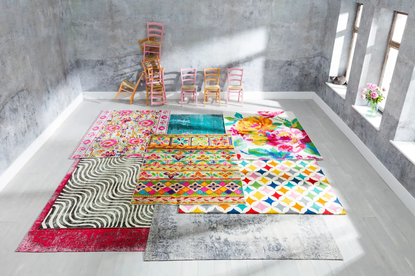 Fashion KARE Design Dywan Kelim Pop 240x170 cm szary - KARE