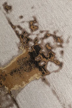 Best KARE Design Dywan okrągły do salonu szary Ø200 cm - KARE