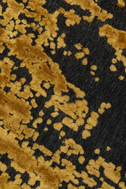 Fashion KARE Design Dywan okrągły żółty wiskoza i bawełna Ø200 cm - KARE