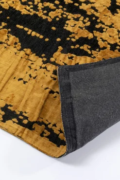 Clearance KARE Design Dywan żółto-czarny wiskoza i bawełna 200x300 cm - KARE
