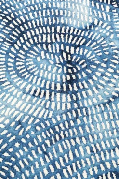 Best KARE Design Dywan wełniany tuftowany 240x170 cm niebieski - KARE