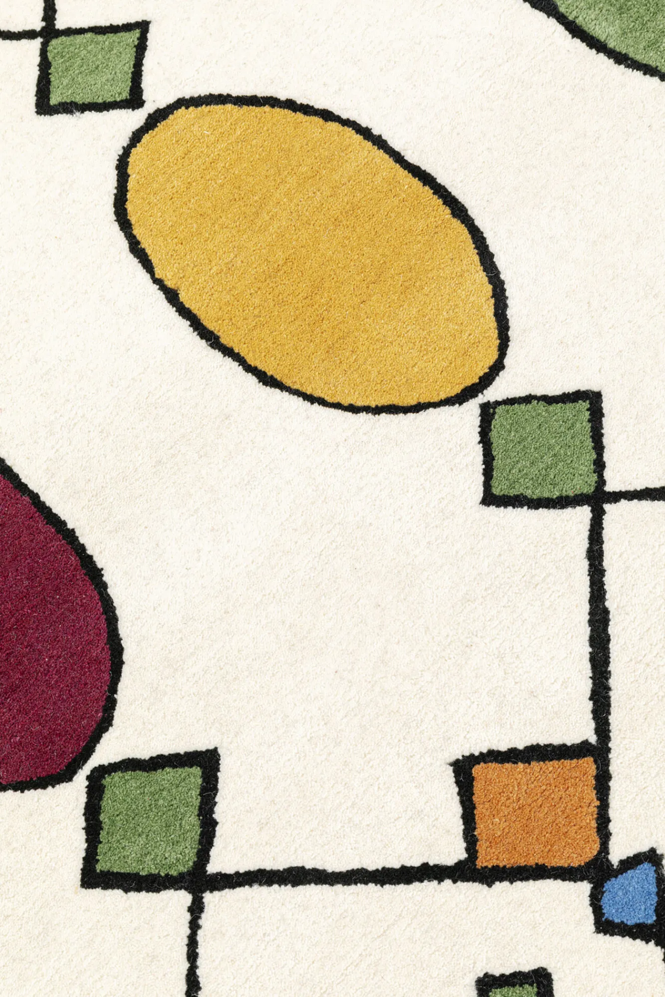 Fashion KARE Design Dywan wzory kolorowe wełna i bawełna 170x240 cm - KARE