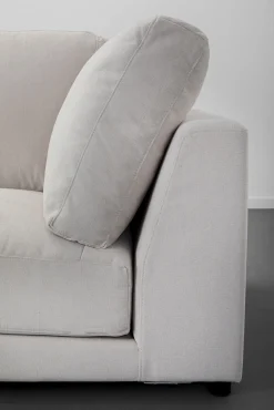 Hot KARE Design Element narożny z podłokietnikiem kremowy lewy 120x100 cm - KARE