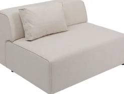Sale KARE Design Element środkowy tapicerowany kremowy moduł 120 cm - KARE