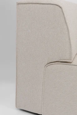 Sale KARE Design Element środkowy tapicerowany kremowy moduł 120 cm - KARE